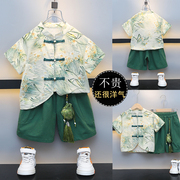 汉服男童唐装儿童夏装套装幼儿园中式民族风改良古装表演礼服