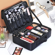 大容量化妆包女便携旅行化妆品收纳包袋专业化妆师，跟妆手提箱盒