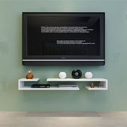 电视背景挂柜创意电视柜造型隔板搁板电视背景墙柜简约壁挂组合机