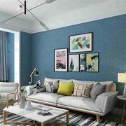 北欧风格墙纸素色亚麻布纹纯色，壁纸现代简约书房客厅3d立体背景墙