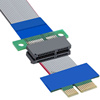 PCIE延长线PCI-E转接软排线X1转16X显卡4X转8X卡PCI公对母2.0