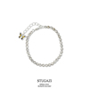 STUGAZIButterfly bracelet 银色满钻蝴蝶手链小众设计感ins脚链