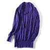 假两件紫色长袖，针织衫毛衣e031