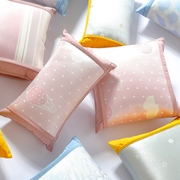 夏天夏季可爱粉色冰丝凉席靠垫套抱枕套，靠垫沙发床头45×45