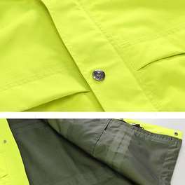 荧光绿三层复合定制高亮安全反光雨衣男防雨雨裤骑行套装大码