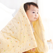 婴儿棉花盖毯宝宝手工棉花加厚盖被新生儿抱毯子午睡小被子秋冬