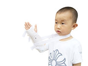前臂固定带手臂手腕固定支具骨折康复护具外髁肘关节上肢防护儿童