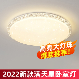 卧室灯2024年网红led吸顶灯房间灯，创意主卧灯饰现代简约灯具