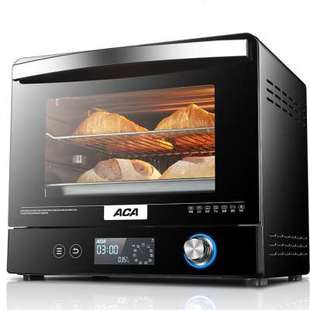 ACA烤箱家用烘焙小型多功能全自动38L大容量电烤箱发酵箱烘焙专用