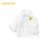巴拉巴拉童装男童衬衫宝宝长袖儿童纯棉上衣潮童夏装