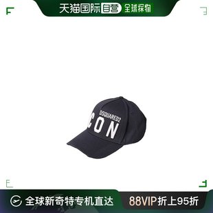 香港直邮Dsquared2 海军蓝logo刺绣棒球帽子 BCM041205C00001