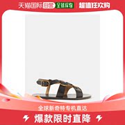 香港直邮潮奢poloralphlauren女士圆环，装饰皮质凉鞋