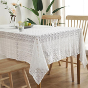 法式乡村北欧田园全棉蕾丝，桌布台布盖，巾桌旗餐桌布装饰布家用