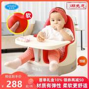 安贝贝anbebe宝宝餐椅家用婴儿学坐椅便携儿童座椅多功能吃饭桌椅