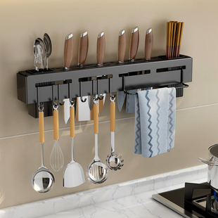 不锈钢架菜厨房用品筷子盒置物架壁挂免打孔筷子筒具收纳架