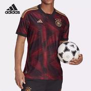 adidas阿迪达斯短袖男子，夏季德国队球员版客场足球，球衣t恤hf1695