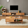 北欧家用实木电视柜，客厅小户型现代简约茶几组合电视机柜