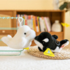 企鹅书包挂件虎鲸毛绒公仔小熊猫玩偶背包挂饰钥匙扣生日礼物娃娃