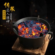 定制铸铁烧烤炉木炭碳烤炉，烤肉炉子家用锅韩式圆形火炉烧炭户外04