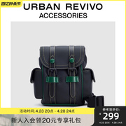 urbanrevivo2024春季男士迷你背包，外形斜挎包uamb40004