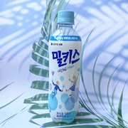 韩国饮料乐天妙可心，牛奶碳酸饮料牛奶苏打水，milkis碳酸汽水500ml