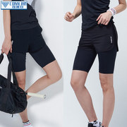 可莱安羽毛球服短裤女韩国进口透气速干显瘦夏季跑步乒乓球运动裤