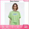 Juicy Couture橘滋T恤女2023春季宽松美式运动短袖针织卫衣