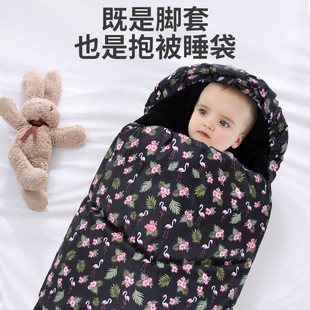 婴儿推车睡袋秋冬季防风被保暖多功能脚套宝宝车脚罩儿童棉坐垫