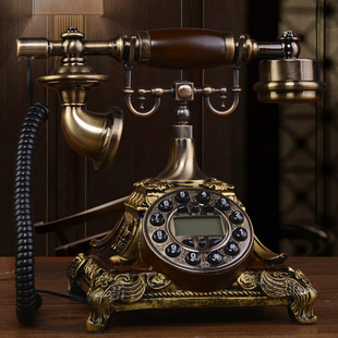 欧式仿古座机电话机时尚创意电话机座机老式复古电话机