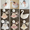 新生儿摄影服装小天鹅主题，道具影楼宝宝照衣服，婴儿月子满月百天照