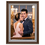 婚纱照片相框裱画框，挂墙简约全家福，243036寸影楼结婚照放大