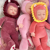 儿童仿真娃娃软胶，宝宝的公主洋娃娃，婴儿睡眠布娃娃女孩玩具