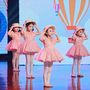 六一儿童演出服蓬蓬裙女童亮片纱裙幼儿合唱舞蹈公主裙表演服洋气