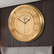 美式个性仿古静音客厅挂钟欧式创意现代挂表卧室装饰品时尚时钟表