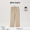 季末5折Palm Angels女士米色撞色反穿式裤腰工装卡其长裤