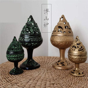 中式周制汉式婚庆道具香炉青铜器博山炉创意仿古摆件婚礼用品