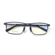 91067男士高端商务纯钛眼镜框架，灰色品质质感好货实体店送镜片
