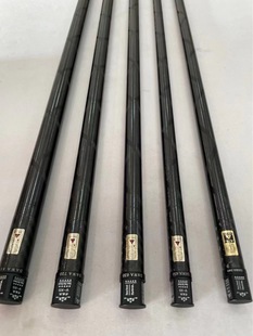裸素黑棍台钓竿，3.6米4.5米5.4米8.1米超轻超硬长节竿5h6h19调