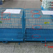乐佳狗笼 贵l宾泰迪狗笼折叠天窗笼子 宠物猫狗用厕所猫笼