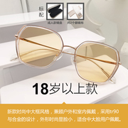 新日本豪雅防蓝光眼镜女生电脑手机护眼专用抗太阳紫外线辐射护目