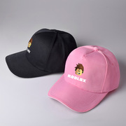 roblox帽子黑粉，棒球帽游戏周边鸭舌帽学生，韩版遮阳帽男女棒球帽