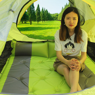 自动充气垫户外便携帐篷睡垫露营床野餐防潮垫子3三人4双人加厚宽
