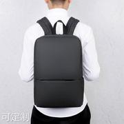 跨境经典韩版商务双肩包男女(包男女)潮流，时尚笔记本电脑包旅行大容量背包