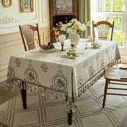 2023欧式餐桌桌布长方形茶几台布高端奢华餐桌布高级感餐