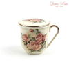 韩国进口QueenRose陶瓷水杯带盖子茶杯女皇玫瑰陶瓷水杯茶杯牛奶
