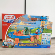托马斯电动火车城堡大冒险，轨道套装拼装益智男孩，儿童玩具礼物