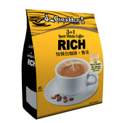 马来西亚进口泽合怡保RICH香浓咖啡王三合一速溶白咖啡袋装600g
