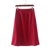 H系列 春夏潮牌女装库存折扣大红色高级感气质半身裙Y2889