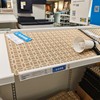 IKEA宜家短绒地毯地垫化纤门垫60x90cm铜钱图案索格林塔防滑垫