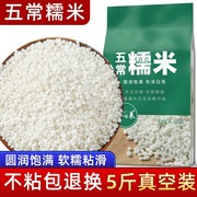 五常糯米新米10斤江米5kg东北圆糯米粽子米杂粮江米粽子酒酿糯米